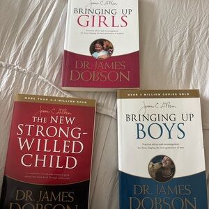 Parenting Book Set - Red, White, Blue